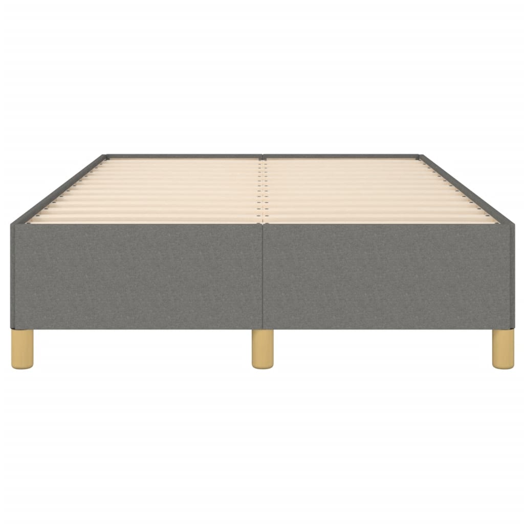 Cadru de pat, gri închis, 120x190 cm, material textil GartenMobel Dekor