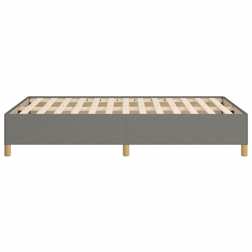 Cadru de pat, gri închis, 120x190 cm, material textil GartenMobel Dekor