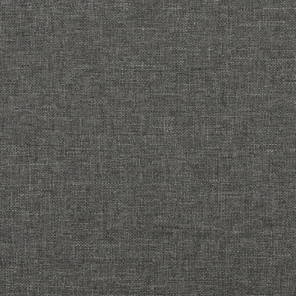 Cadru de pat, gri închis, 120x190 cm, material textil GartenMobel Dekor
