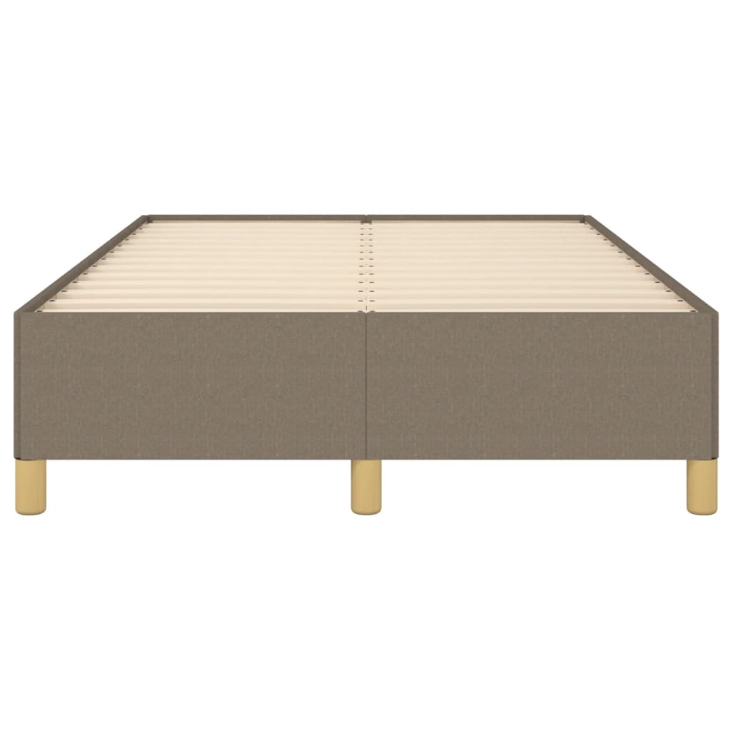 Cadru de pat, gri taupe, 120x190 cm, material textil GartenMobel Dekor