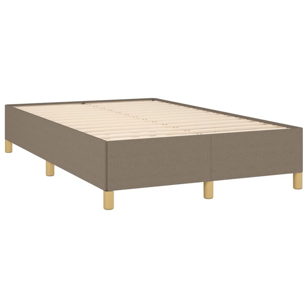 Cadru de pat, gri taupe, 120x190 cm, material textil GartenMobel Dekor