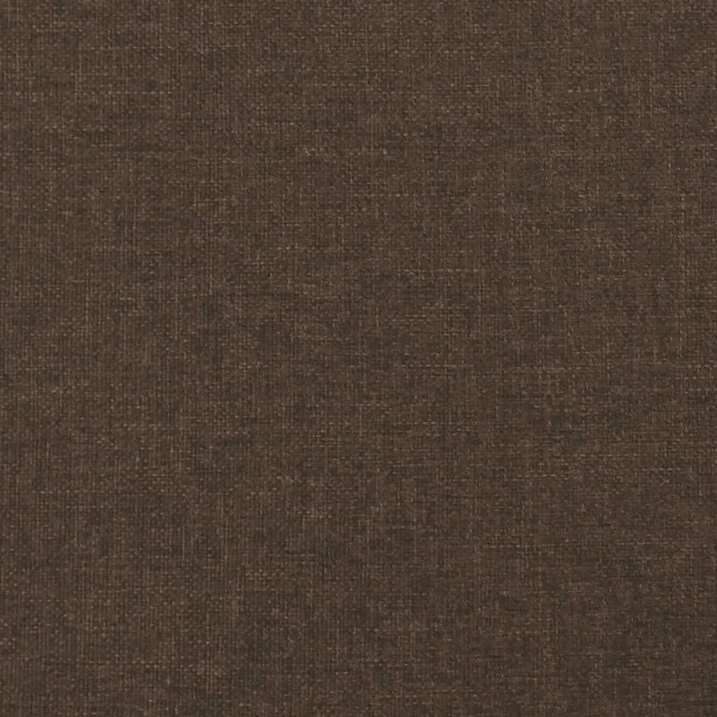 Cadru de pat, maro închis, 120x190 cm, material textil GartenMobel Dekor