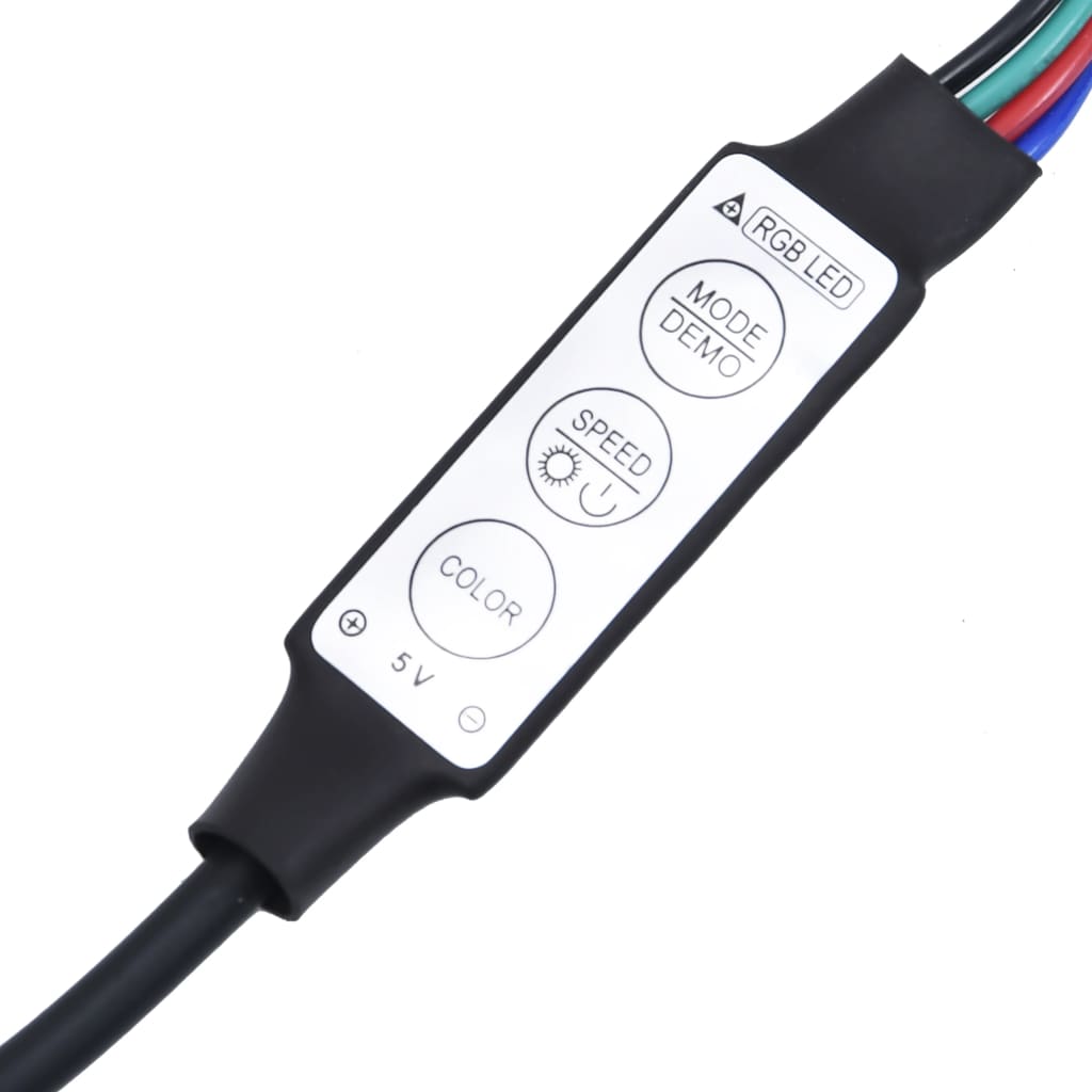 Cadru de pat cu lumini LED stejar maro 150x200cm lemn prelucrat GartenMobel Dekor