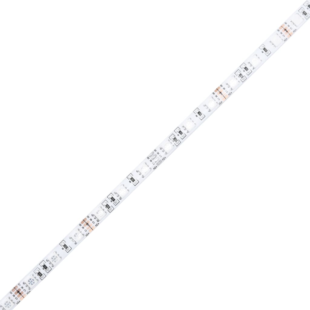 Cadru de pat cu lumini LED stejar maro 200x200cm lemn prelucrat GartenMobel Dekor
