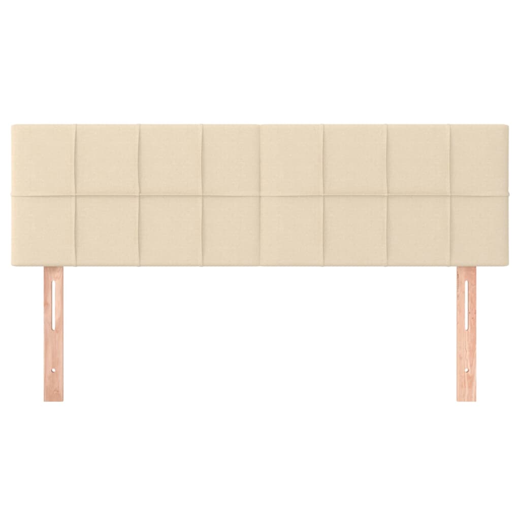 Tăblii de pat, 2 buc., crem, 72x5x78/88 cm, textil GartenMobel Dekor