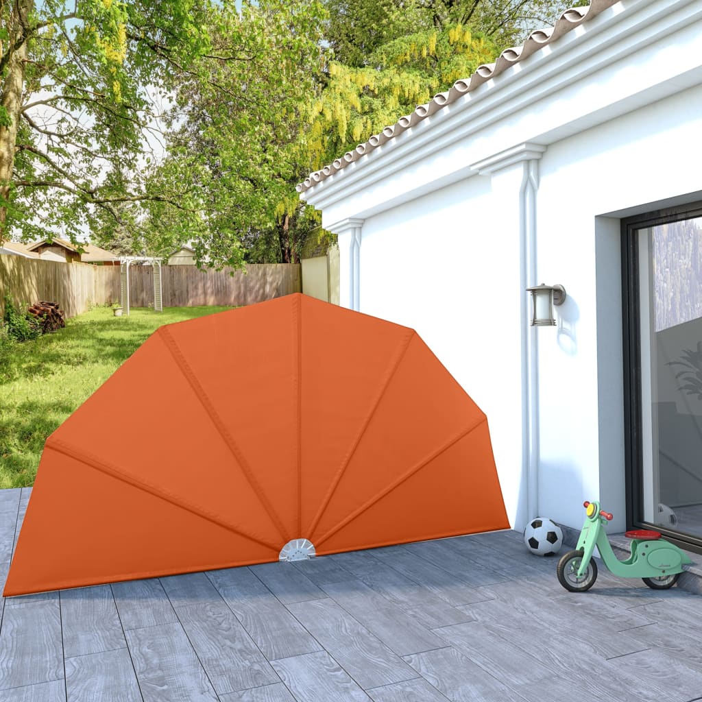 Copertină laterală pliabilă de terasă, cărămiziu, 200 cm GartenMobel Dekor