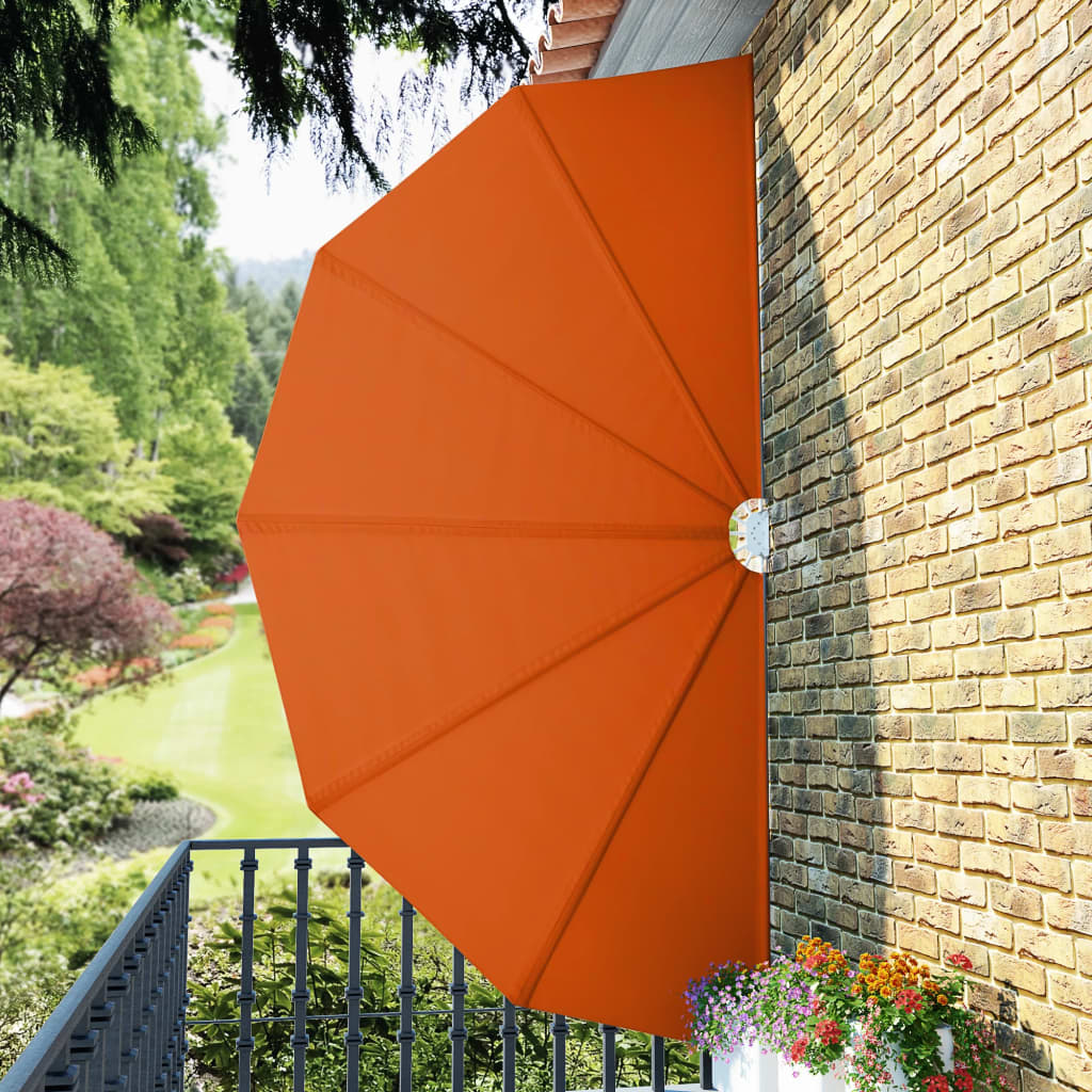 Copertină laterală pliabilă de terasă, cărămiziu, 200 cm GartenMobel Dekor