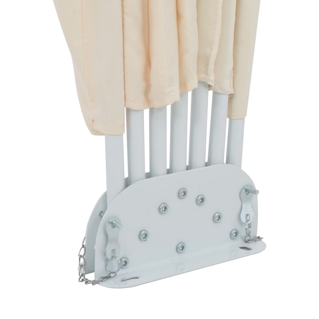 Copertină laterală pliabilă de terasă, crem, 160 cm GartenMobel Dekor