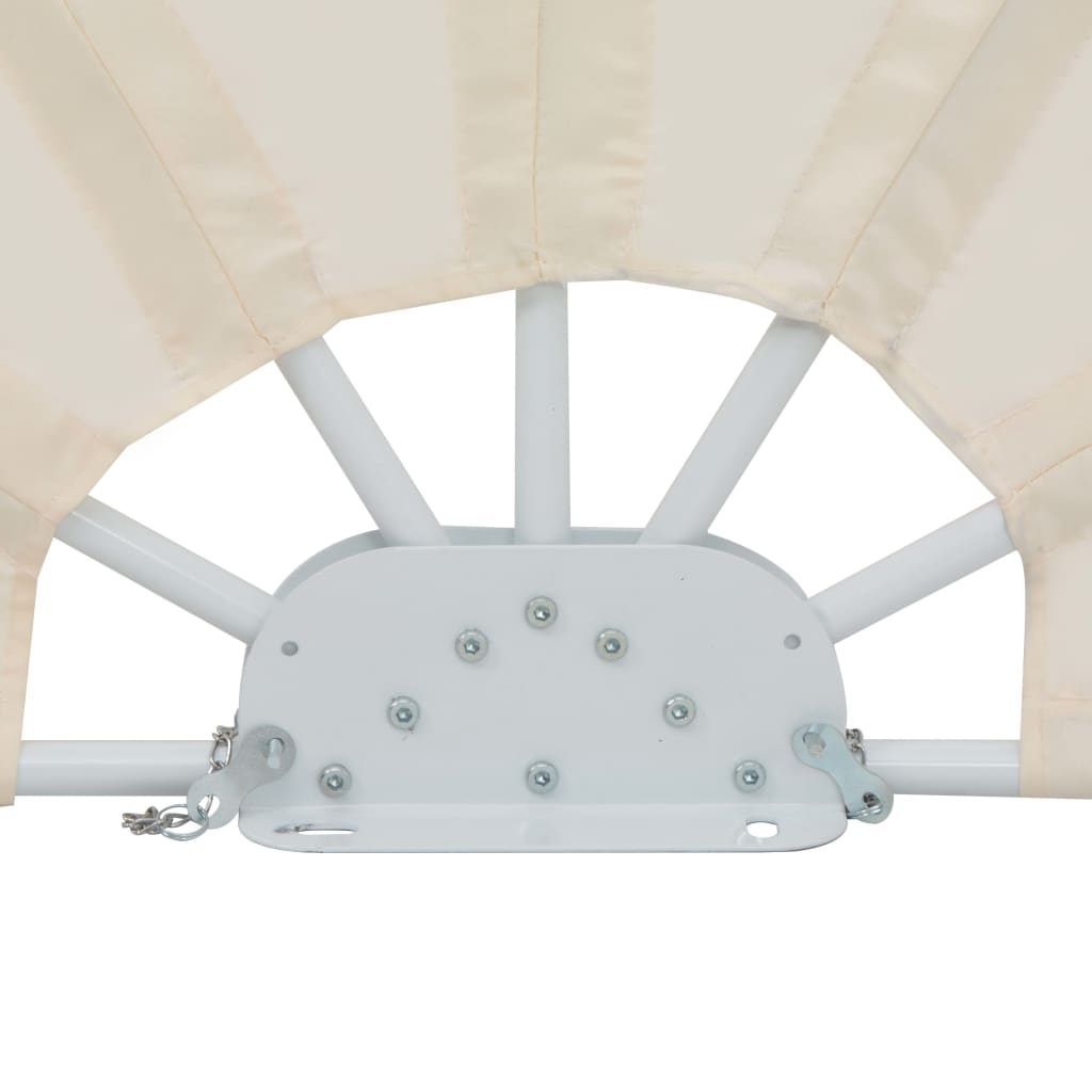 Copertină laterală pliabilă de terasă, crem, 160 cm GartenMobel Dekor