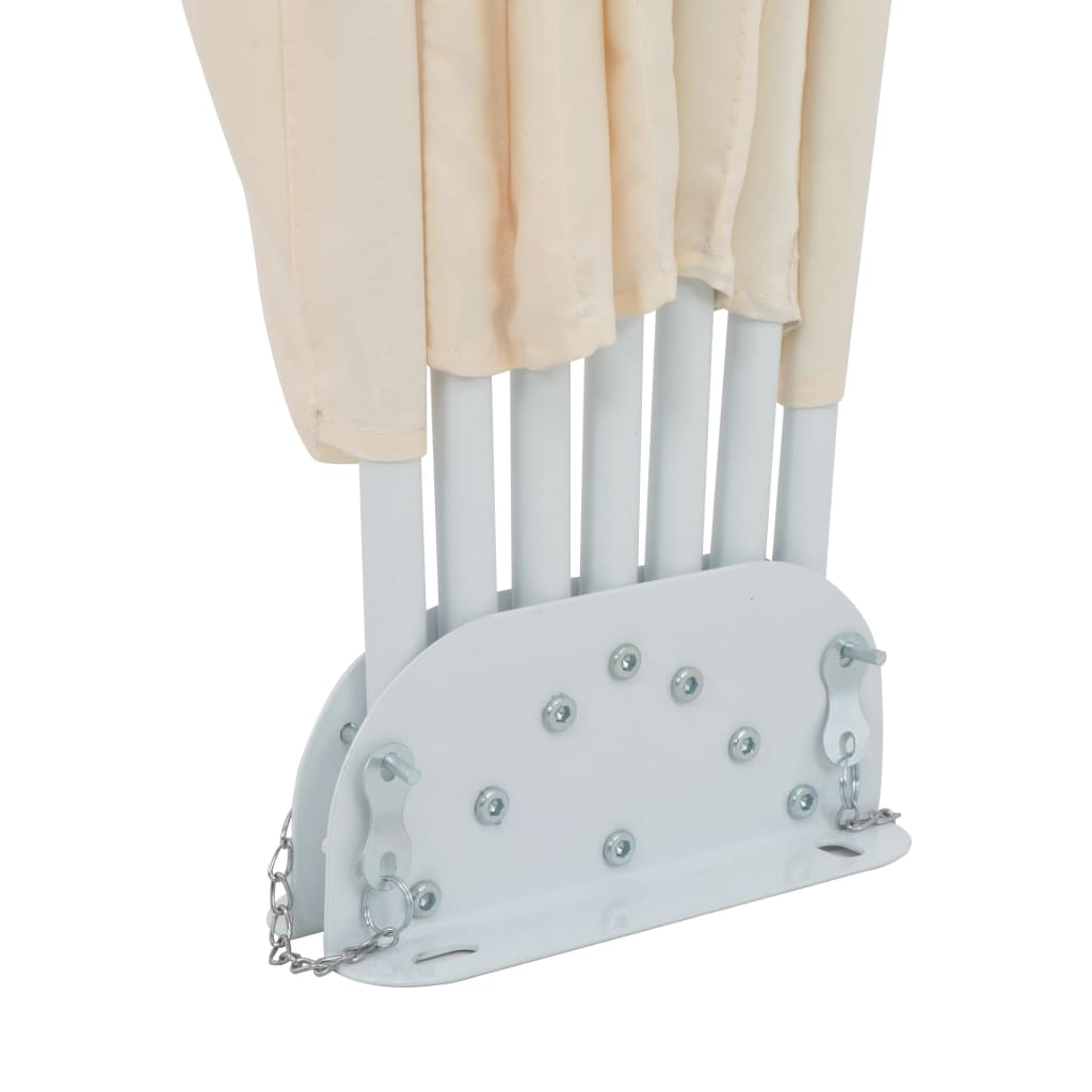 Copertină laterală pliabilă de terasă, crem, 200 cm GartenMobel Dekor