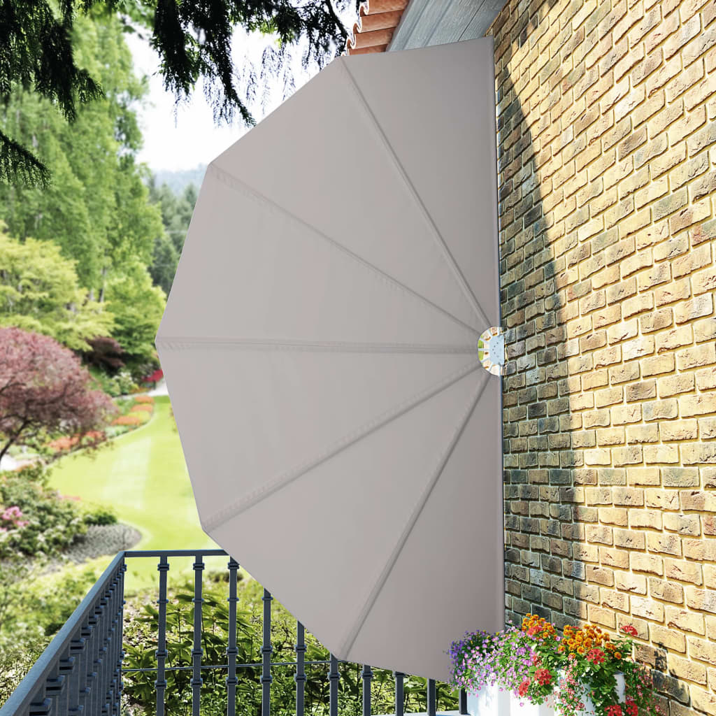 Copertină laterală pliabilă de terasă, crem, 200 cm GartenMobel Dekor