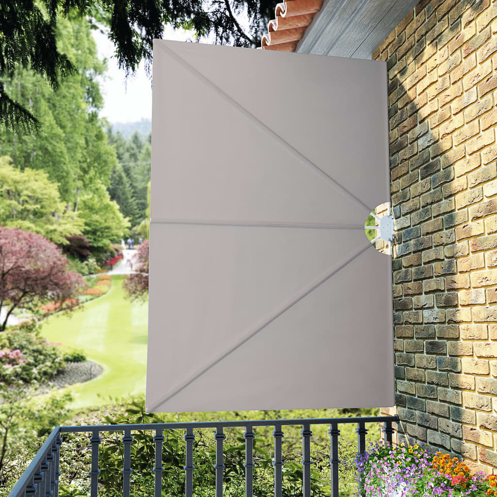 Copertină laterală pliabilă de terasă, crem, 240x160 cm GartenMobel Dekor