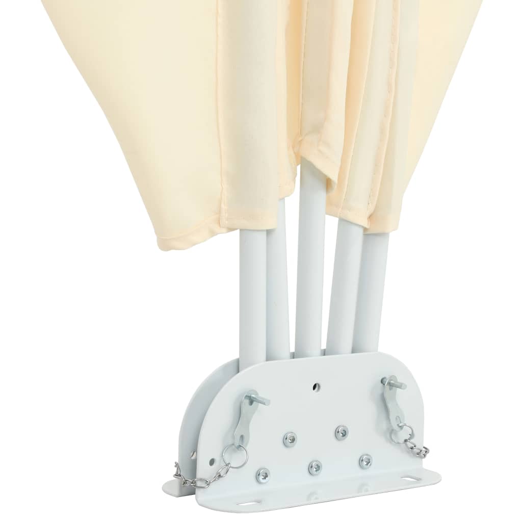 Copertină laterală pliabilă de terasă, crem, 240x160 cm GartenMobel Dekor