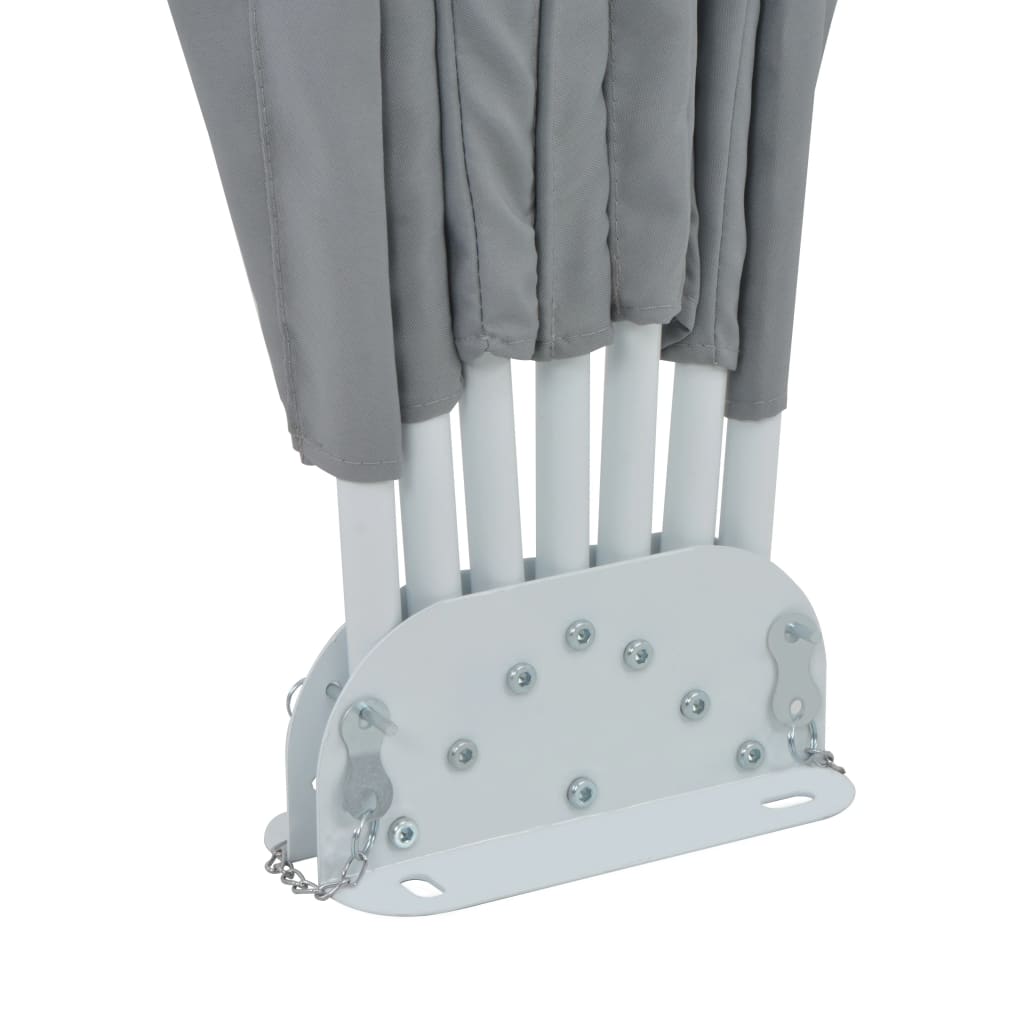 Copertină laterală pliabilă de terasă, gri, 200 cm GartenMobel Dekor