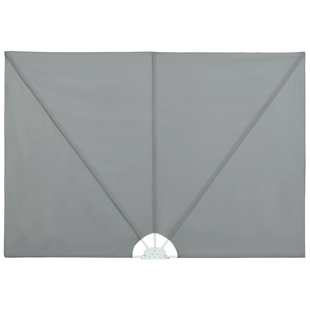 Copertină laterală pliabilă de terasă, gri, 300x150 cm GartenMobel Dekor