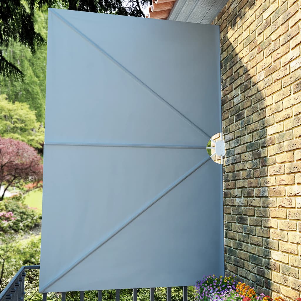 Copertină laterală pliabilă de terasă, gri, 300x200 cm GartenMobel Dekor
