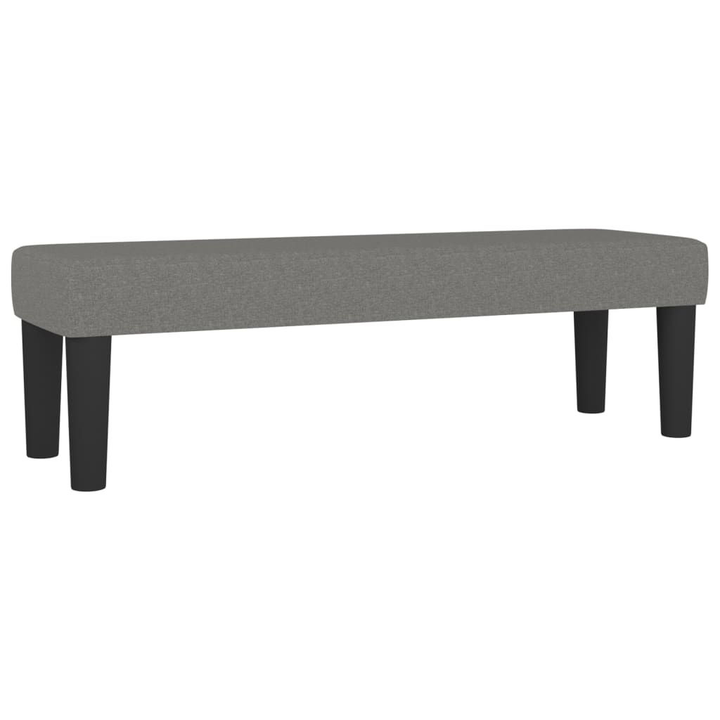 Pat box spring cu saltea, gri închis, 140x190 cm, textil GartenMobel Dekor