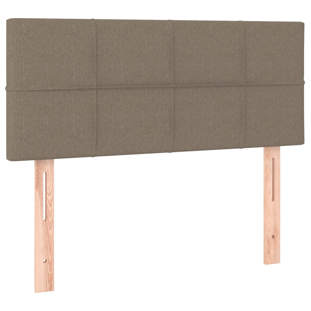 Tăblie de pat, gri taupe, 90x5x78/88 cm, textil GartenMobel Dekor