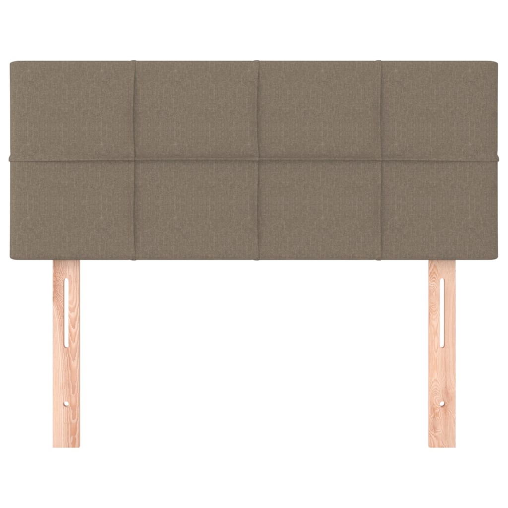 Tăblie de pat, gri taupe, 90x5x78/88 cm, textil GartenMobel Dekor