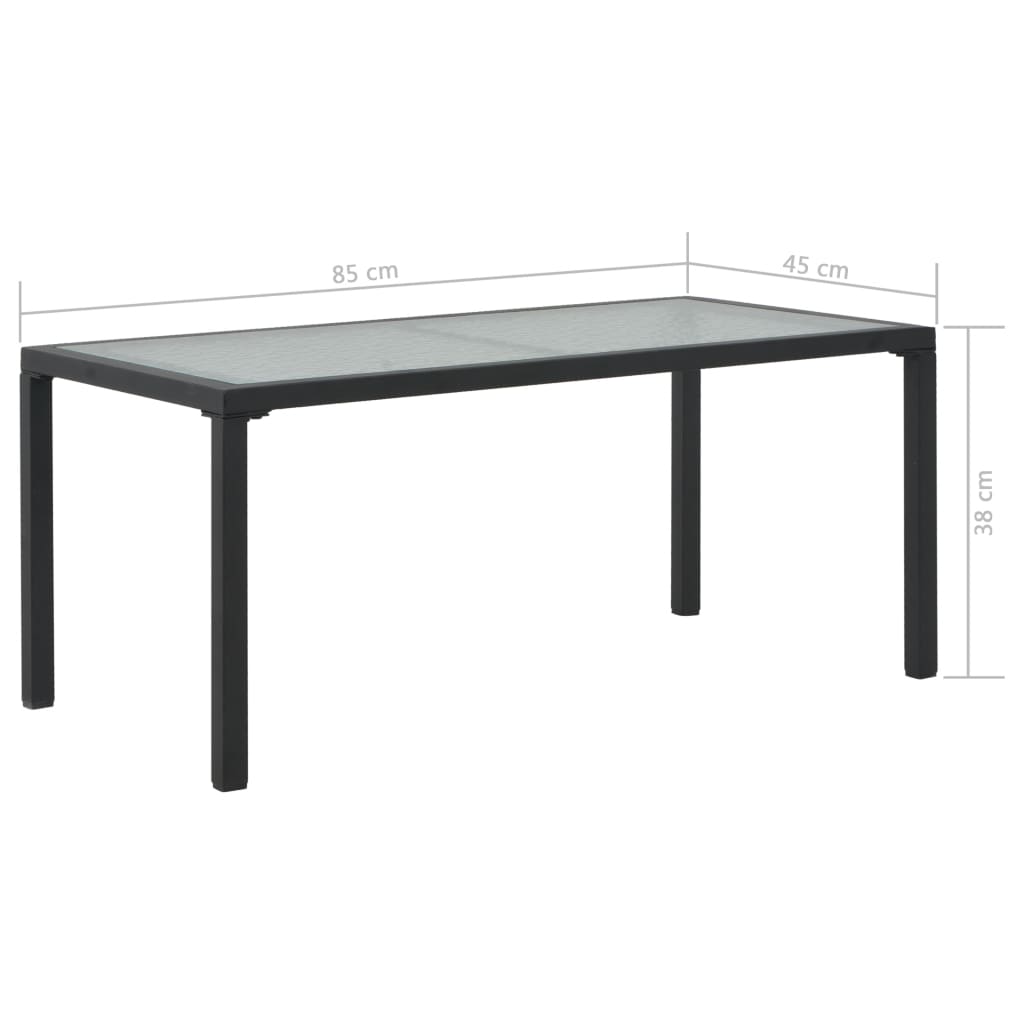 Set mobilier de grădină cu perne, 3 piese, gri, poliratan GartenMobel Dekor