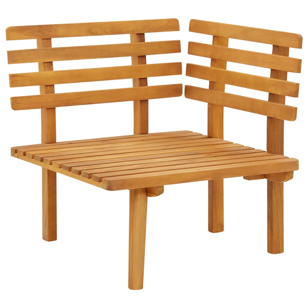 Canapea de colț de grădină cu perne, lemn masiv de acacia GartenMobel Dekor