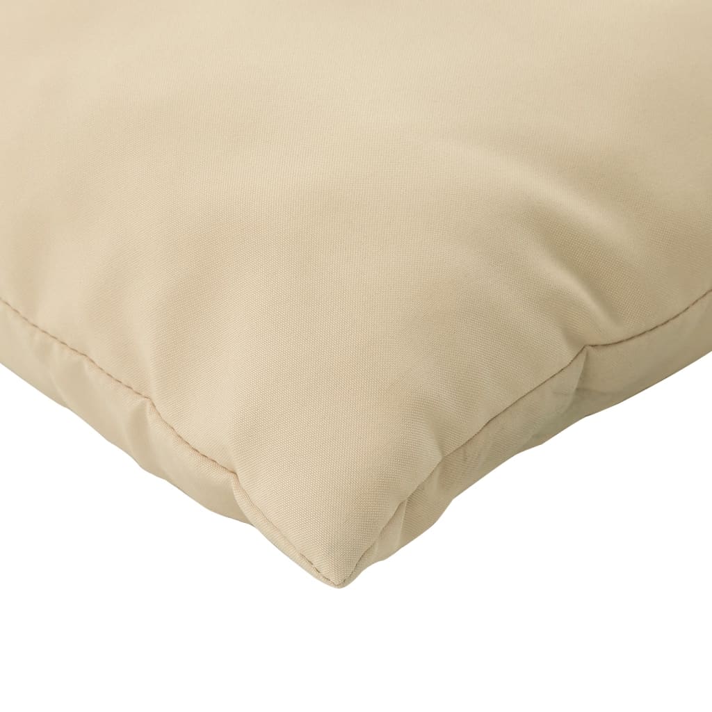 Perne de paleți, 3 buc., bej, material textil GartenMobel Dekor