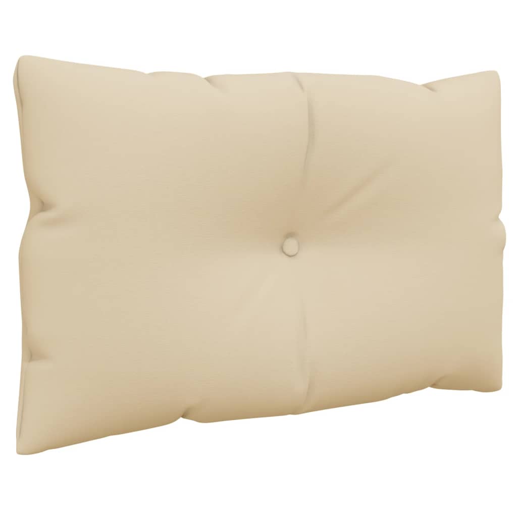 Perne de paleți, 3 buc., bej, material textil GartenMobel Dekor