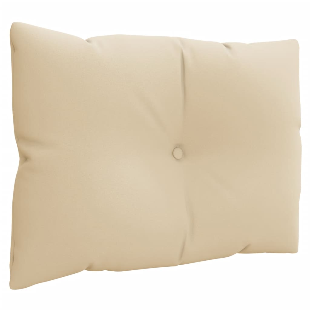 Perne de paleți, 3 buc., bej, material textil GartenMobel Dekor