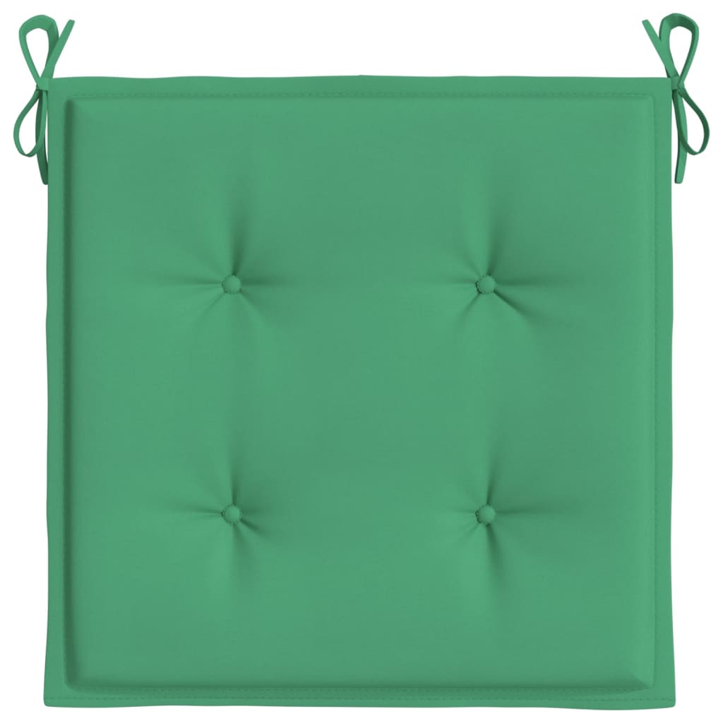 Perne scaune grădină 4 buc. verde 40x40x3 cm țesătură Oxford GartenMobel Dekor