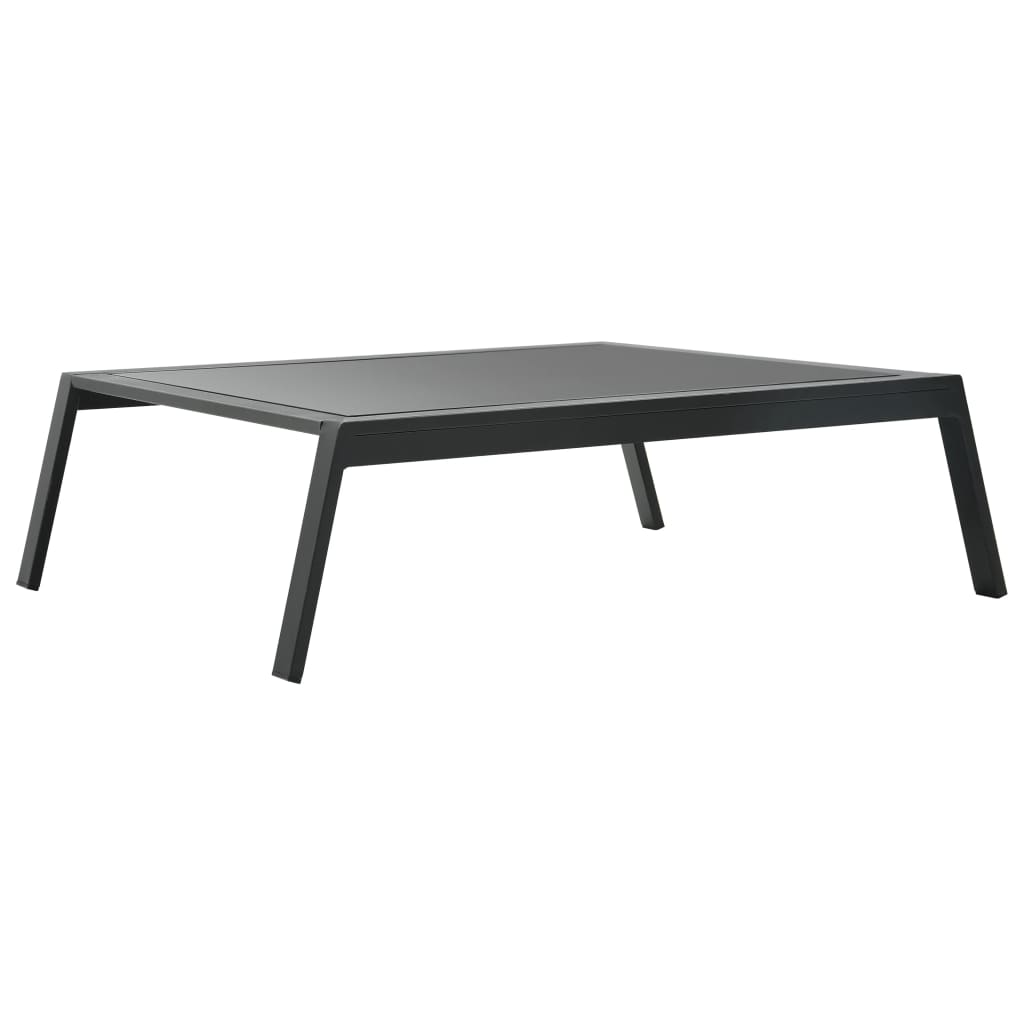 Set mobilier grădină cu perne 5 piese gri închis aluminiu GartenMobel Dekor