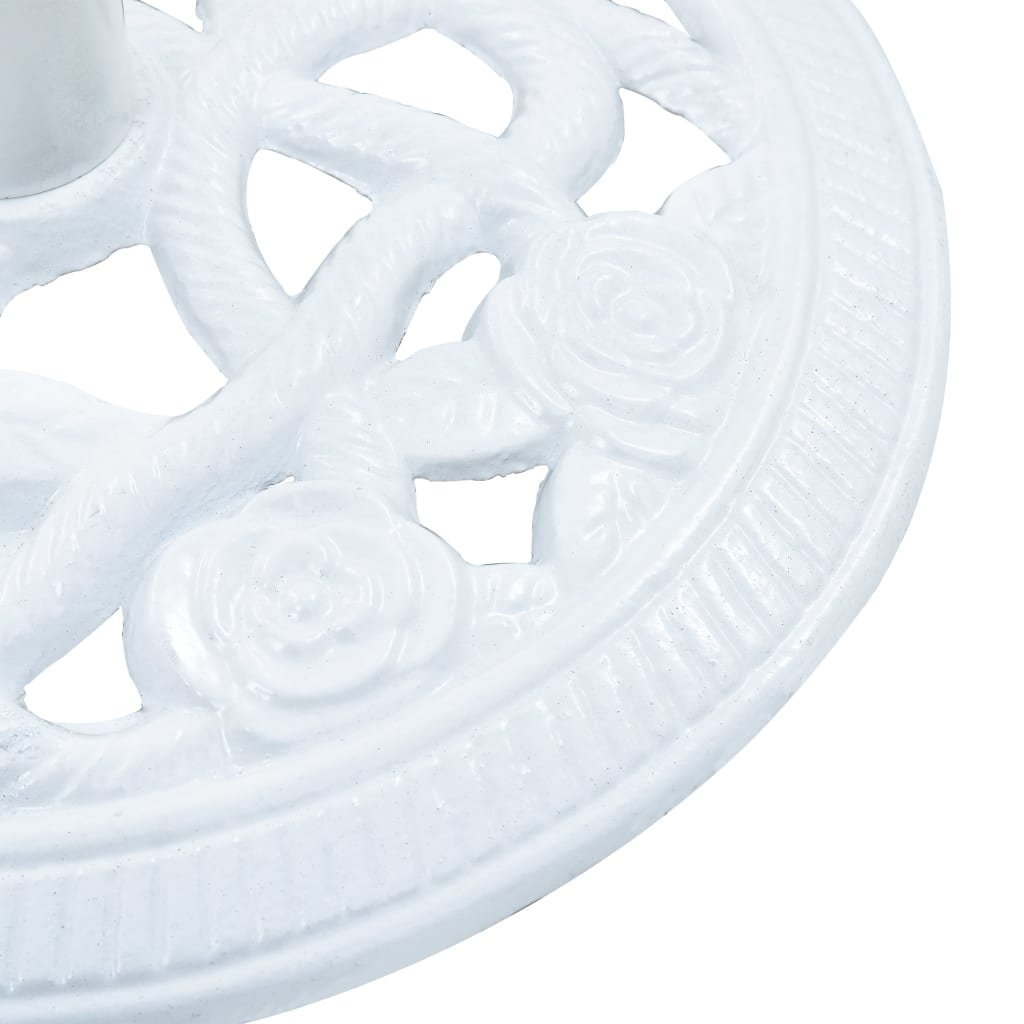 Suport de umbrelă, alb, 9 kg, fontă, 40 cm GartenMobel Dekor