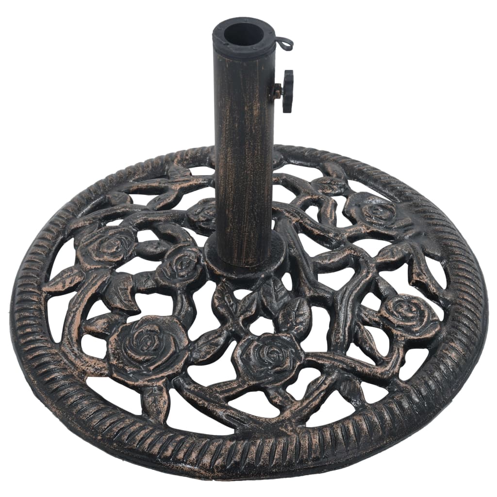 Suport de umbrelă, bronz, 12 kg, fontă, 48 cm GartenMobel Dekor