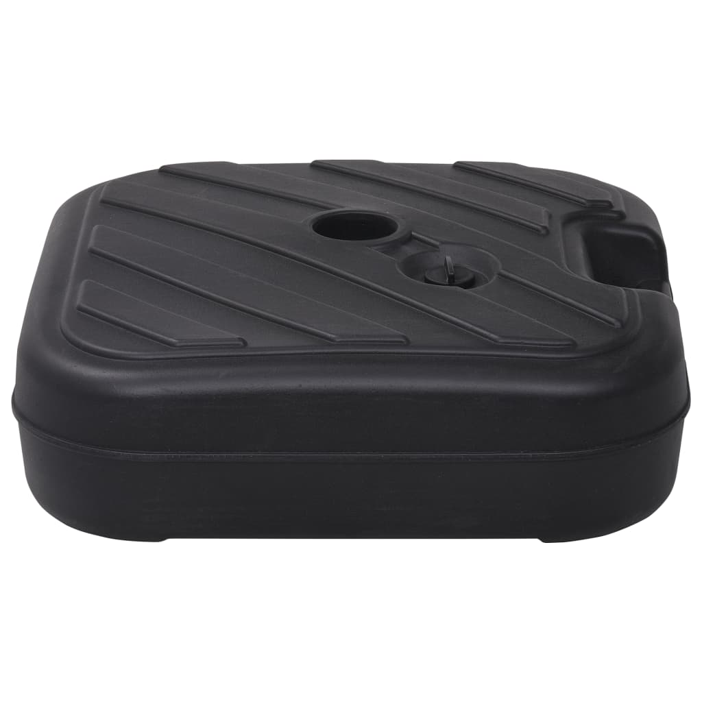 Suport de umbrelă, negru, 24 L, umplere cu nisip/apă GartenMobel Dekor