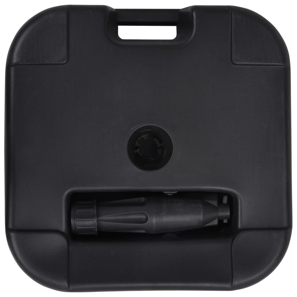 Suport de umbrelă, negru, 24 L, umplere cu nisip/apă GartenMobel Dekor