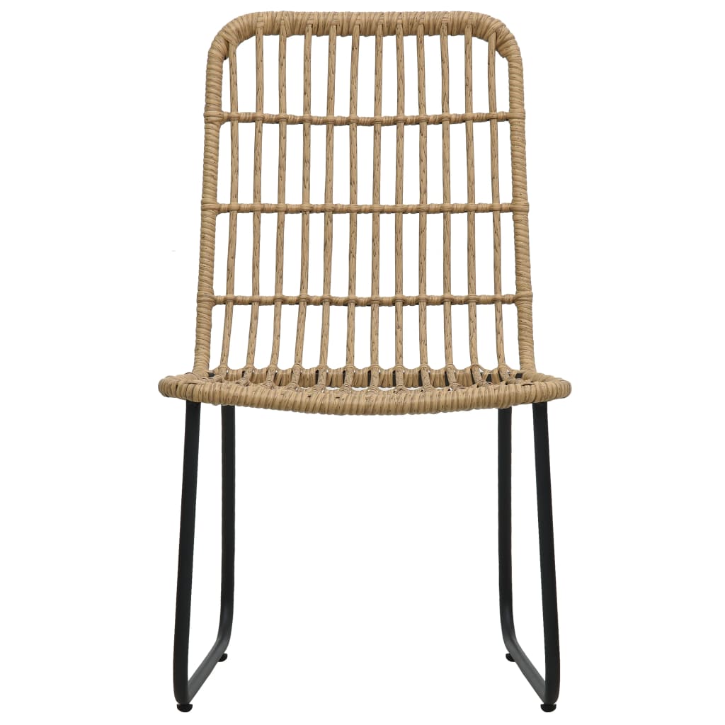 Set mobilier de bistro, 3 piese, stejar, poliratan GartenMobel Dekor
