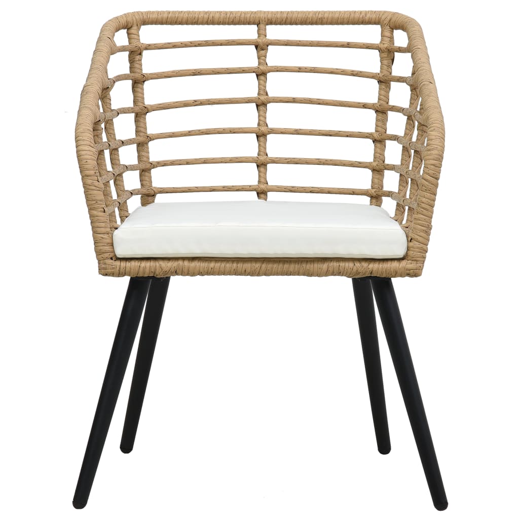 Set mobilier de bistro, 3 piese, stejar, poliratan GartenMobel Dekor