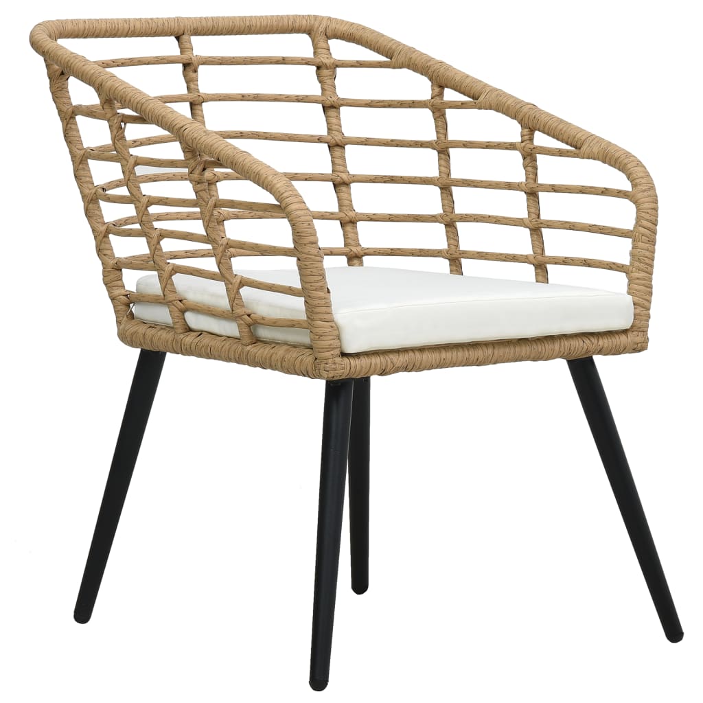 Set mobilier de bistro, 3 piese, stejar, poliratan GartenMobel Dekor