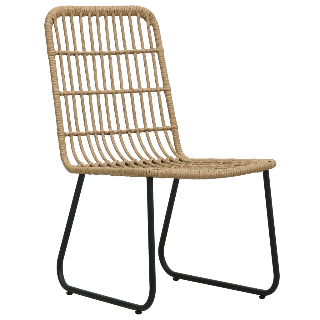 Set mobilier de bistro, 3 piese, stejar, poliratan GartenMobel Dekor