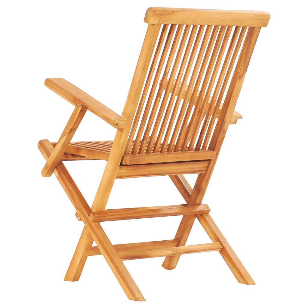 Set mobilier de exterior pliabil, 7 piese, lemn masiv de tec GartenMobel Dekor