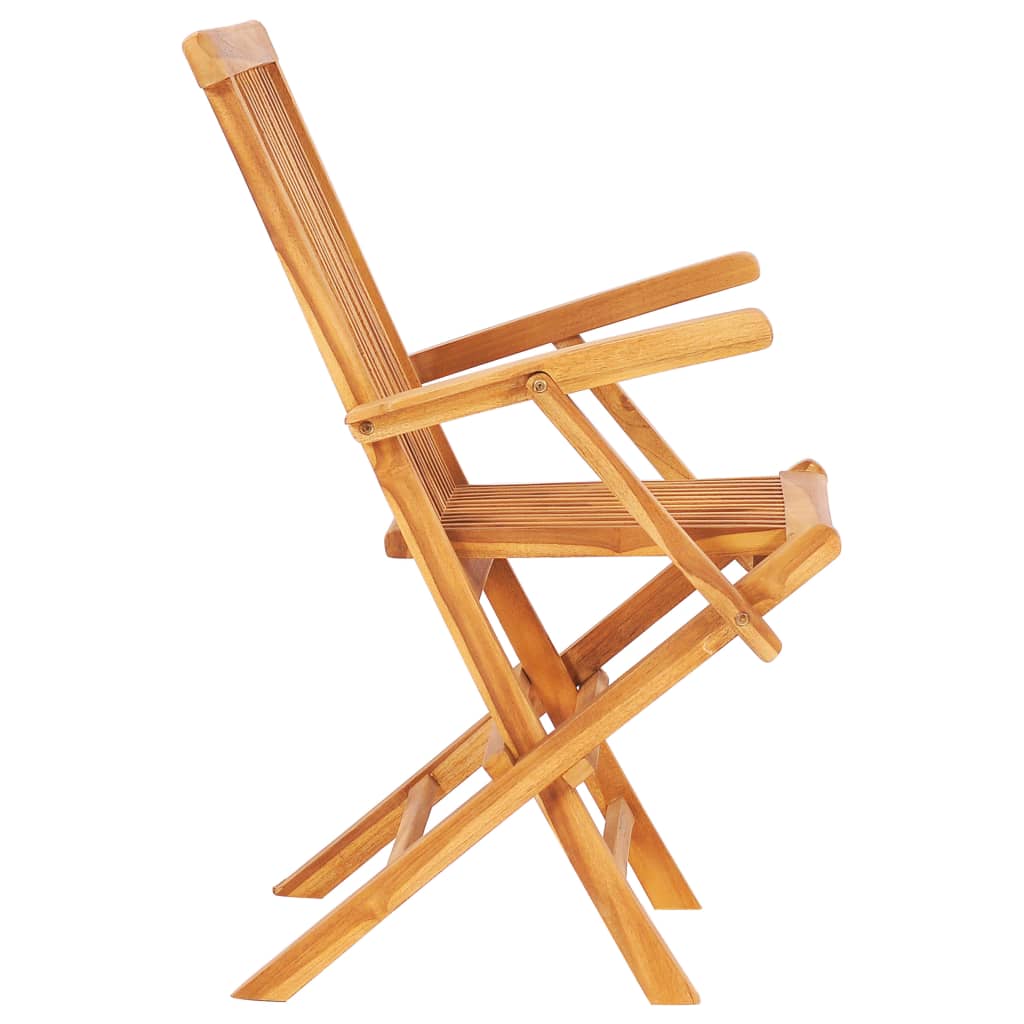 Set mobilier de exterior pliabil, 7 piese, lemn masiv de tec GartenMobel Dekor