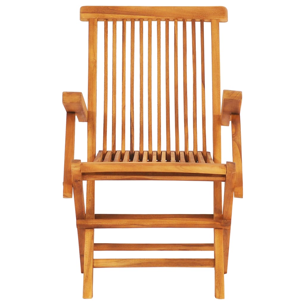 Set mobilier de exterior pliabil, 7 piese, lemn masiv de tec GartenMobel Dekor