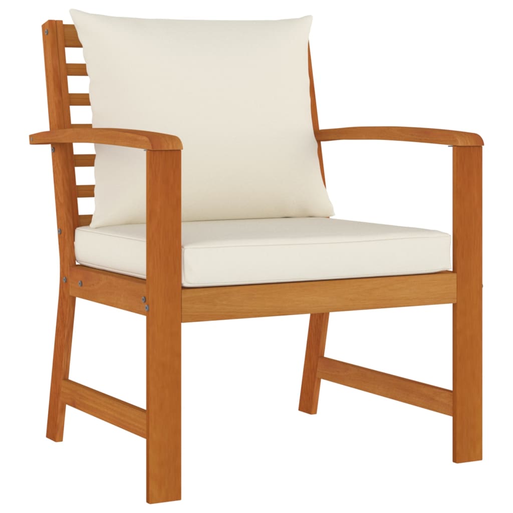 Set mobilier de grădină cu perne, 9 piese, lemn masiv de acacia GartenMobel Dekor