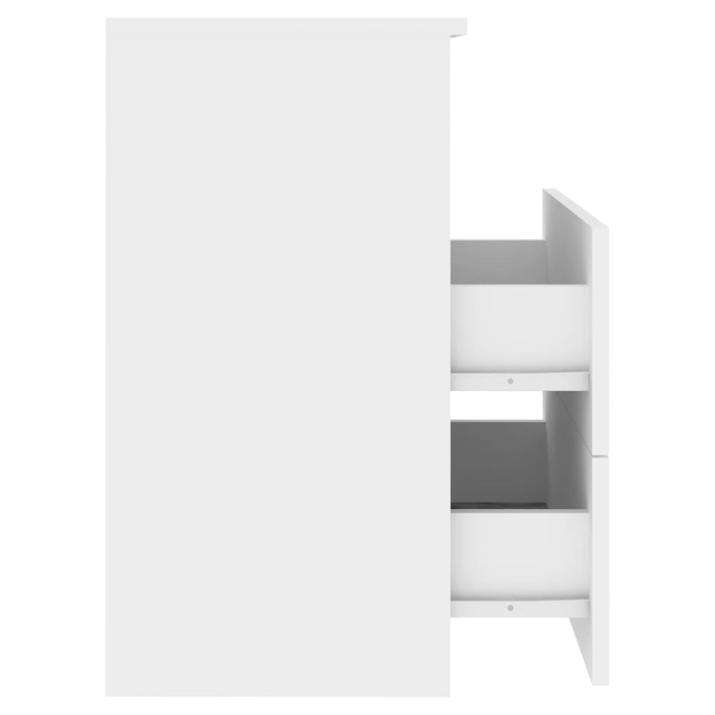 Noptiere, 2 buc., alb, 50x32x60 cm GartenMobel Dekor