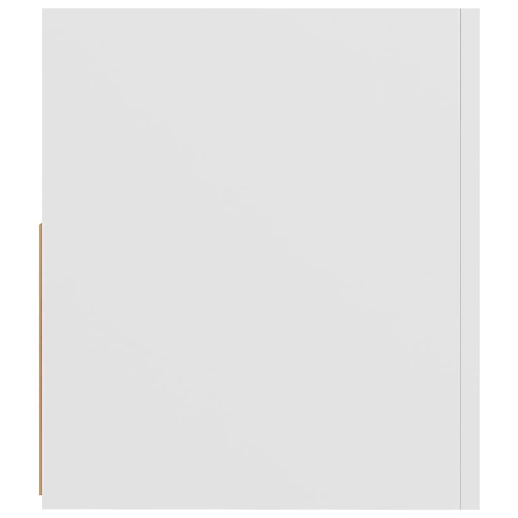 Comodă TV cu lumini LED, alb, 90x35x40 cm GartenMobel Dekor