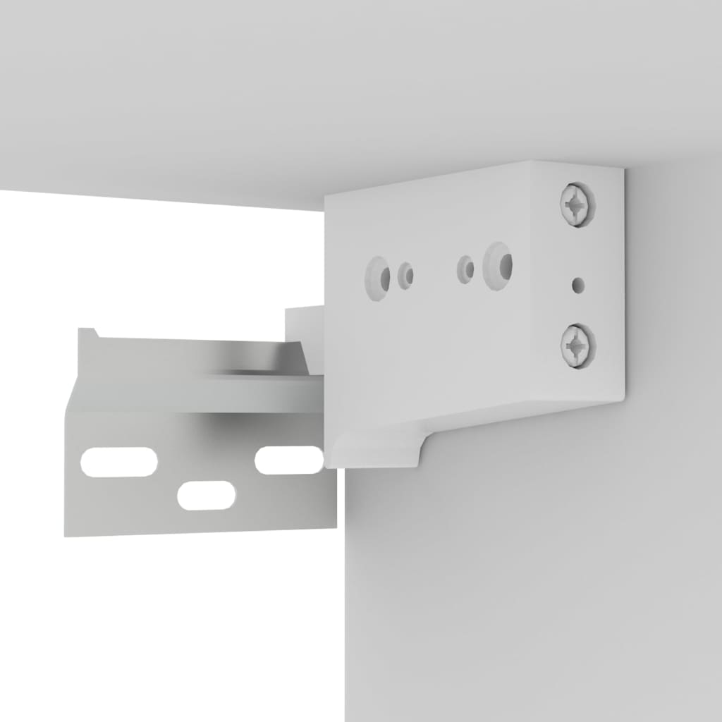 Dulap TV suspendat, alb, 60x30x30 cm GartenMobel Dekor