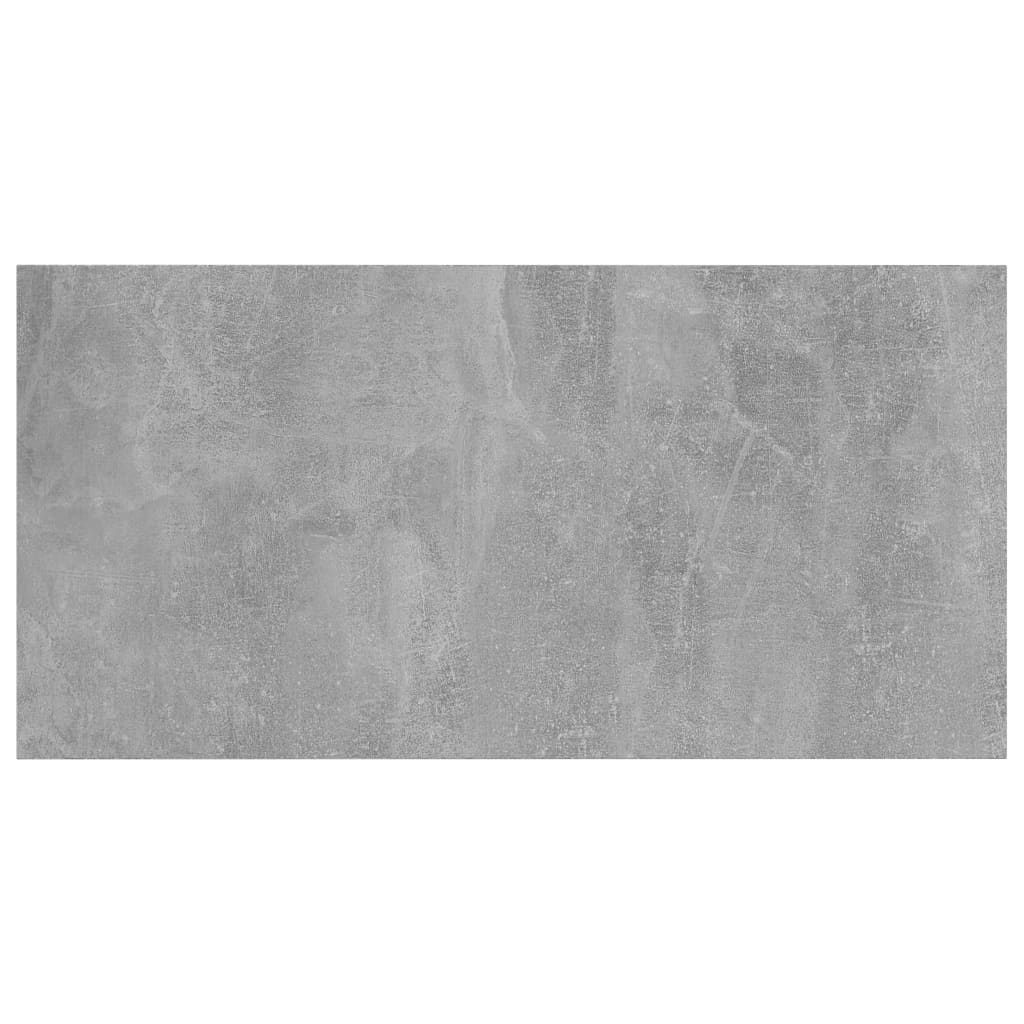 Plăci bibliotecă, gri beton, 4 buc, 80 x 40 x 1,5 cm, PAL GartenMobel Dekor