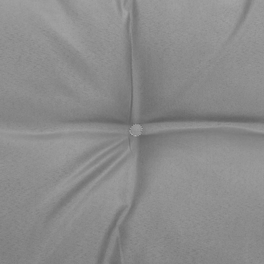 Canapea de mijloc de grădină cu perne gri, lemn masiv de pin GartenMobel Dekor