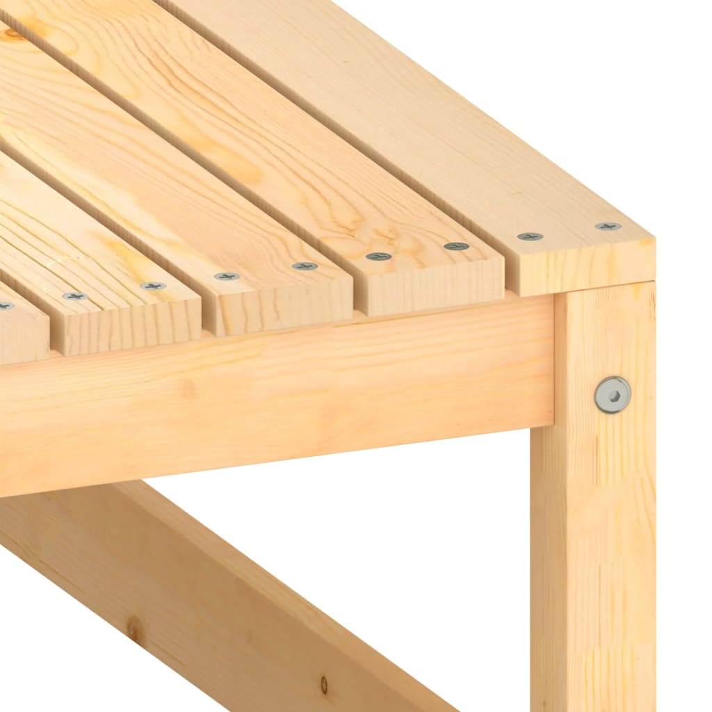 Set mobilier grădină cu perne, 2 piese, lemn masiv de pin GartenMobel Dekor