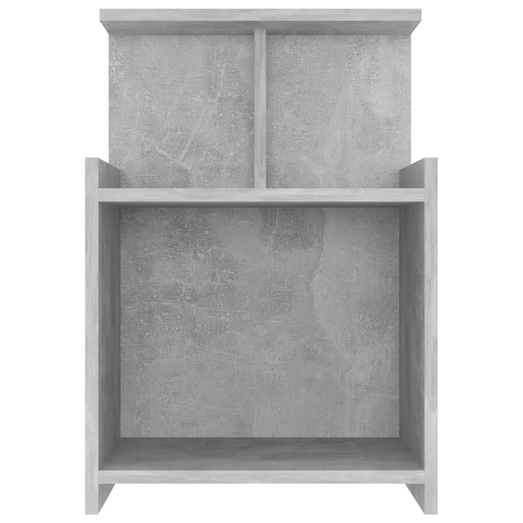 Noptiere, 2 buc., gri beton, 40x35x60 cm, PAL GartenMobel Dekor