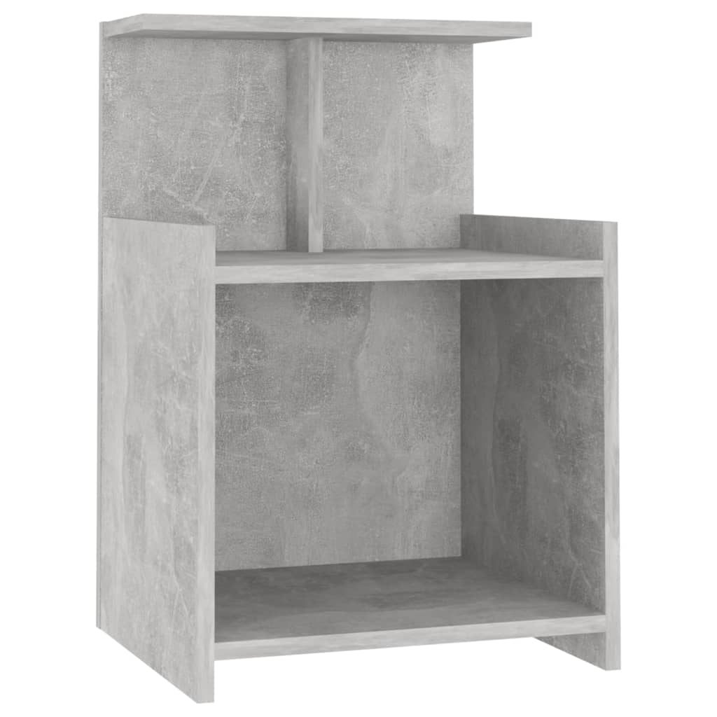 Noptiere, 2 buc., gri beton, 40x35x60 cm, PAL GartenMobel Dekor